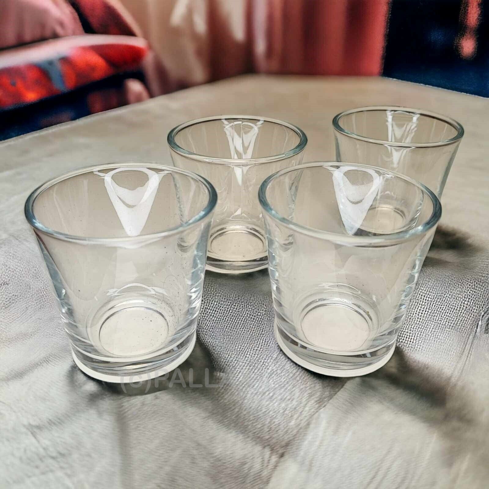 WINDLICHT-GLÄSER (4 STÜCK) GLAS TRANSPARENT
