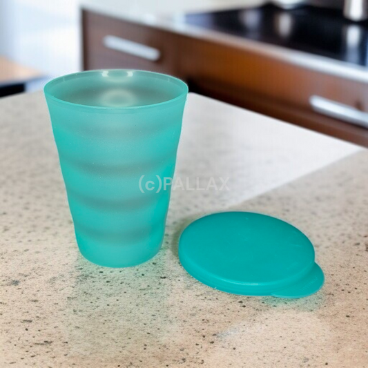 TUPPERWARE J16 JUNGE WELLE TRINKBECHER 330 ML  GRÜN