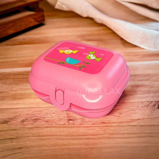 TUPPERWARE A27 MINI-TWIN ANGRY BIRDS ROSA BROTDOSE