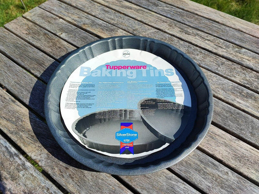 TUPPERWARE BACKBLECH BACKFORM RUND METALL SONDERMODELL