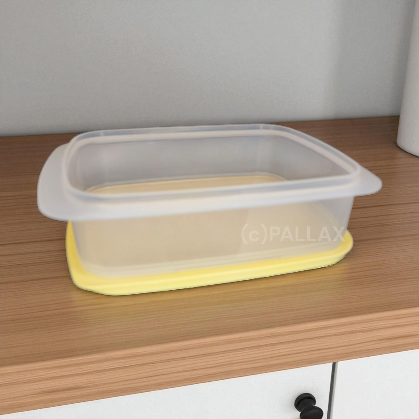 TUPPERWARE COOL`N FRESH BEHÄLTER 1,5 L + VERSCHLUSS GELB KÜHLSCHRANK VORRATSDOSE