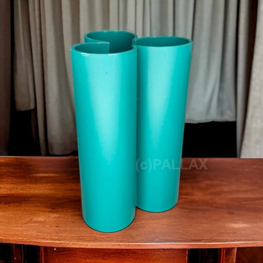 TUPPERWARE W02 RECYCLINE FLORENTINA BLUMENVASE GRÜN