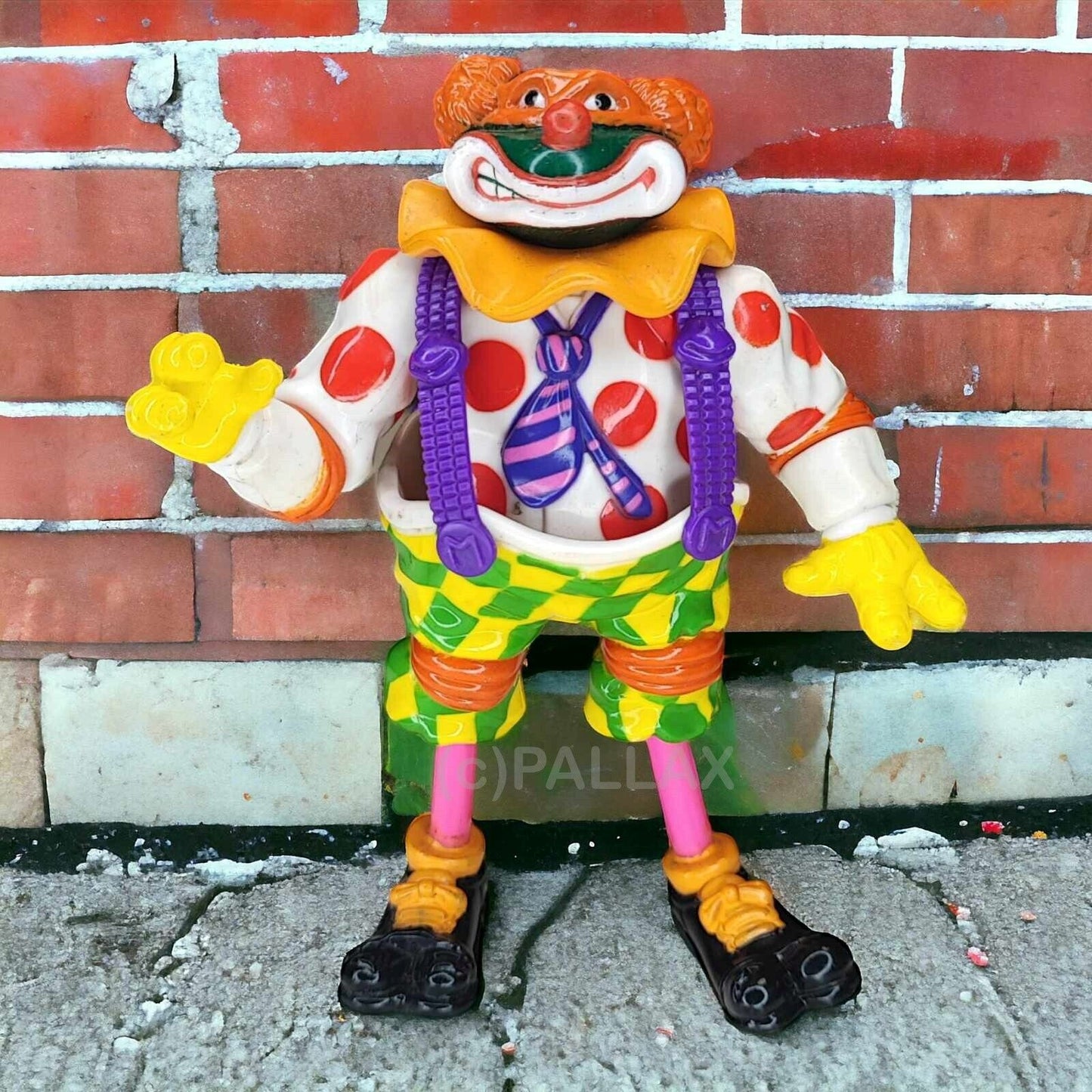 TEENAGE MUTANT NINJA TURTLES TMNT CRAZY CLOWNIN MIKE / PLAYMATES 1992