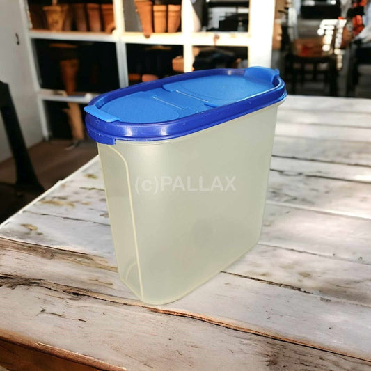 TUPPERWARE A63 EIDGENOSSE 1,7 L BLAU MIT DOPPEL-SCHÜTTKLAPPE VORRATSDOSE
