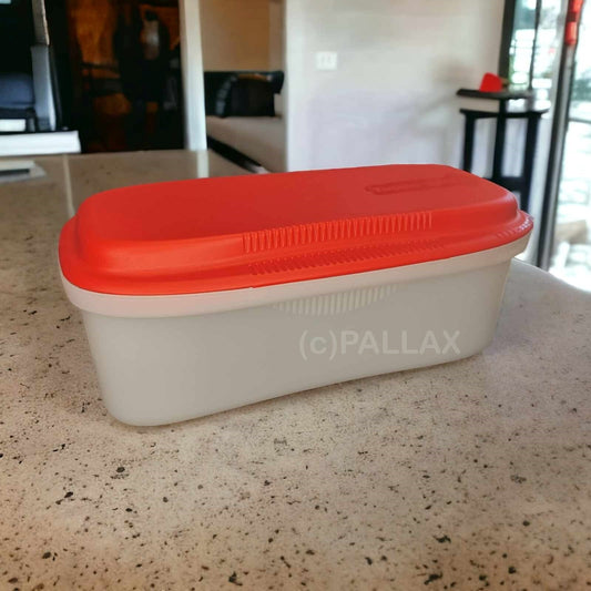 TUPPERWARE I57 PASTA-MEISTER 1,9 L ROT WEISS NUDELN AUS DER MIKROWELLE