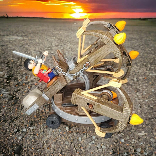 PLAYMOBIL 9249 DRAGONS - ERET MIT 4-SCHUSS FEUER-BALLISTE + BOX / 2017