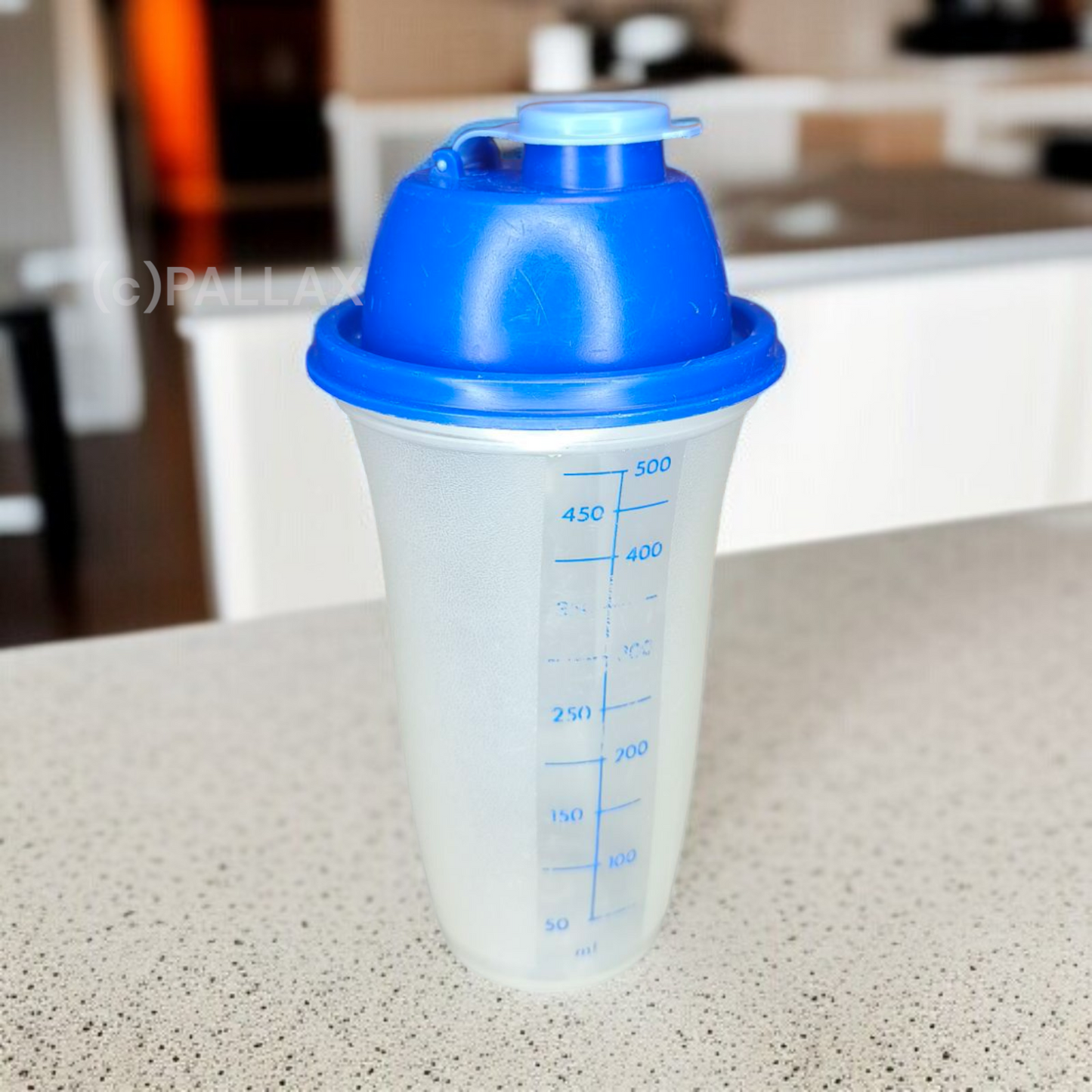 TUPPERWARE D10 MIX-FIX 500 ML BLAU SHAKER SCHÜTTELBECHER MIX-BECHER