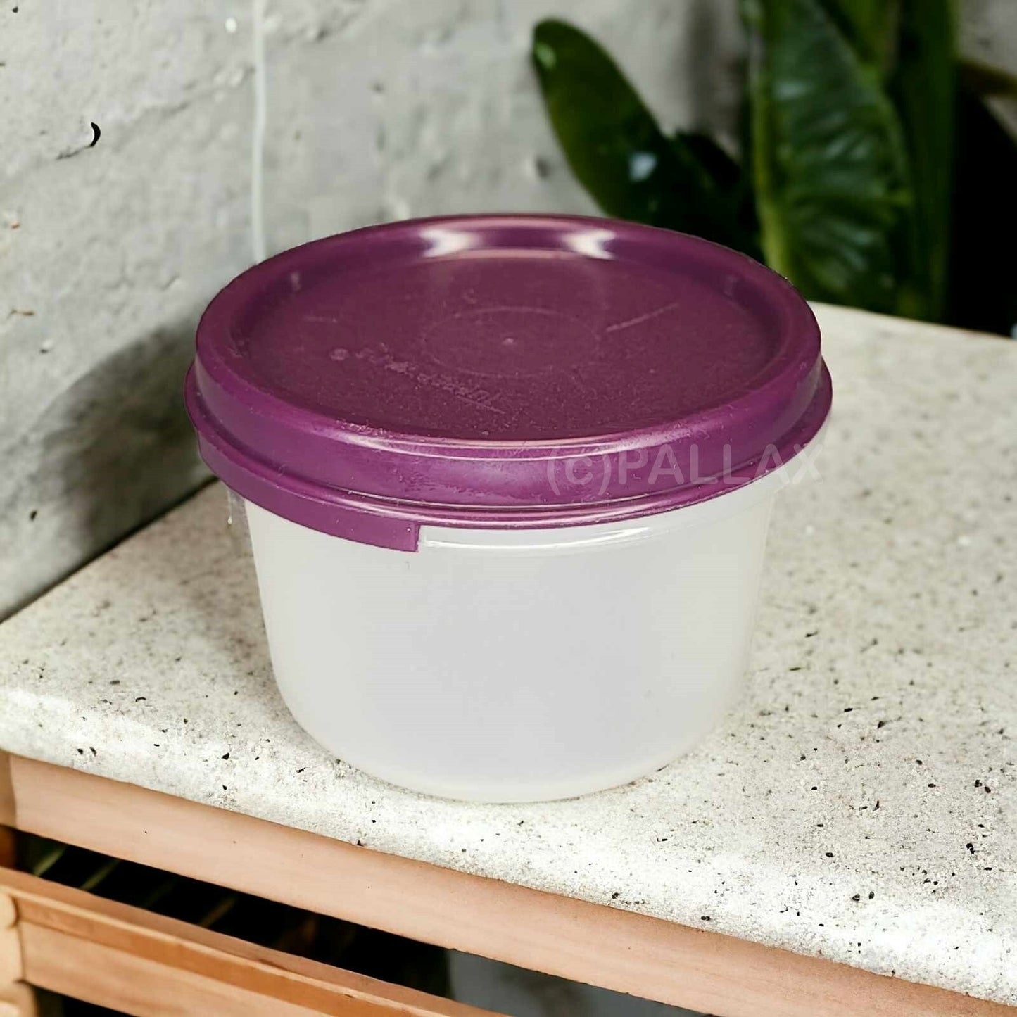 TUPPERWARE A76 EIDGENOSSE RUND 200 ML LILA VORRATSDOSE