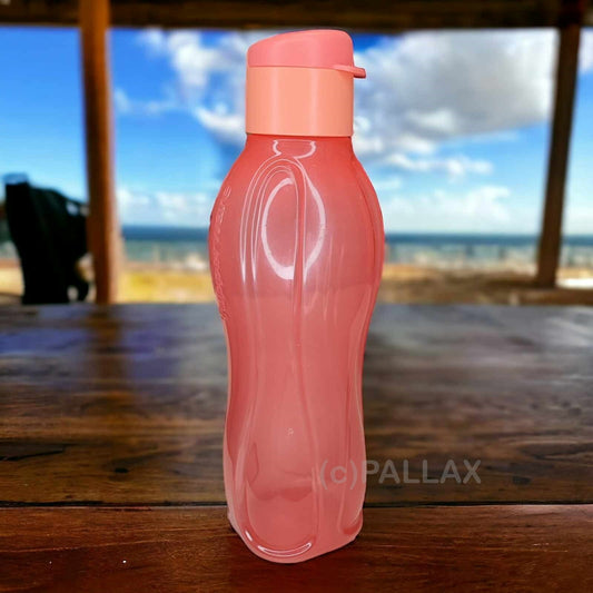 TUPPERWARE C139 ECO EASY TRINKFLASCHE 750 ML MIT TRINKAUFSATZ ROT