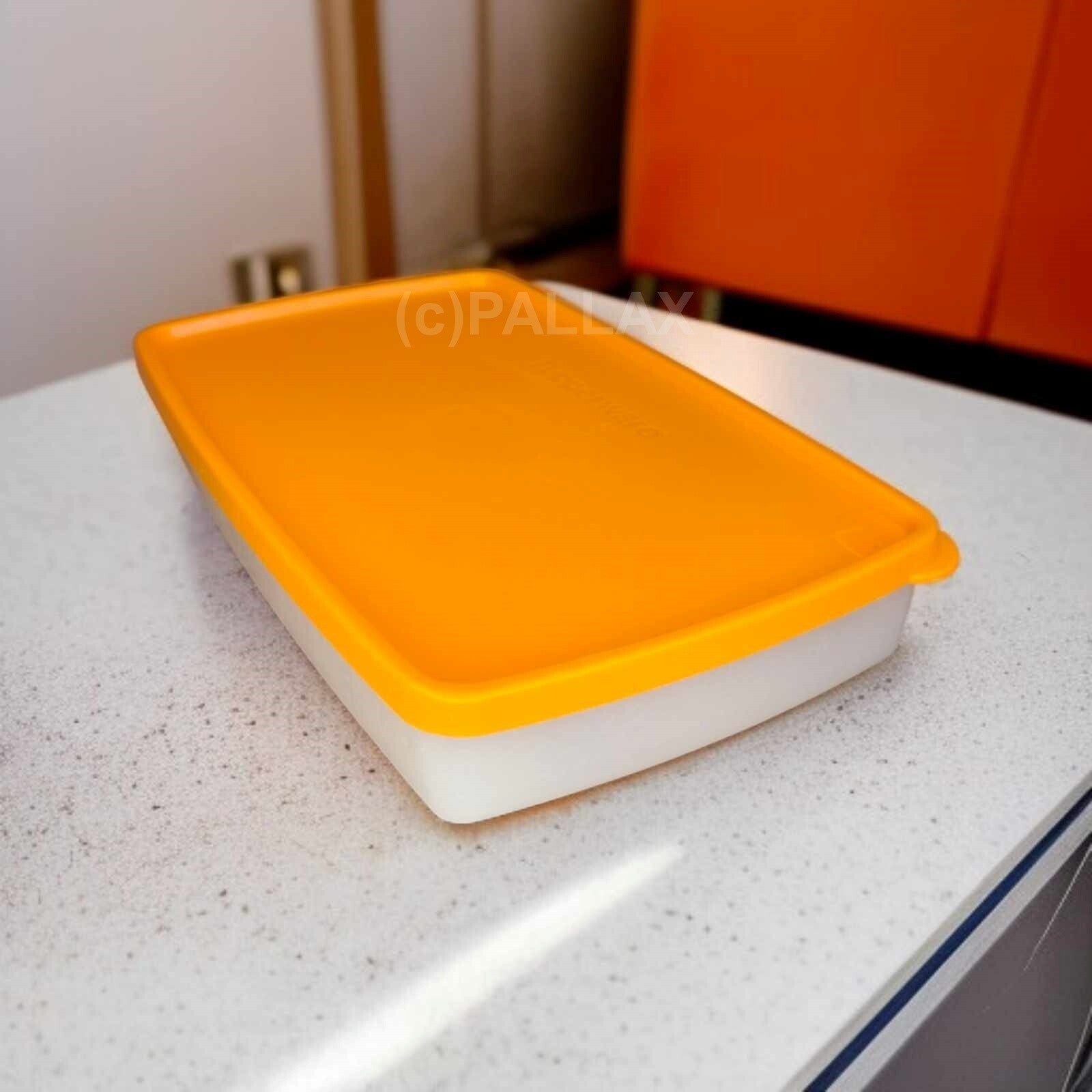TUPPERWARE G18 GEFRIERBEHÄLTER 600 ML ORANGE