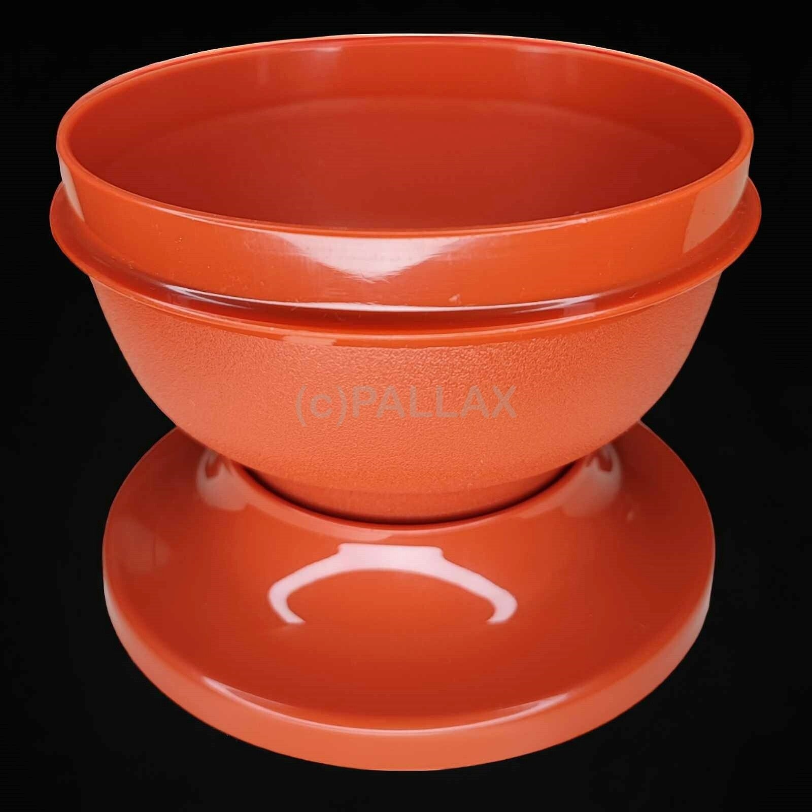 TUPPERWARE VINTAGE THERMO-SCHÜSSEL400 ML KARMESIN-ROT NEUWARE AUS LAGERFUND