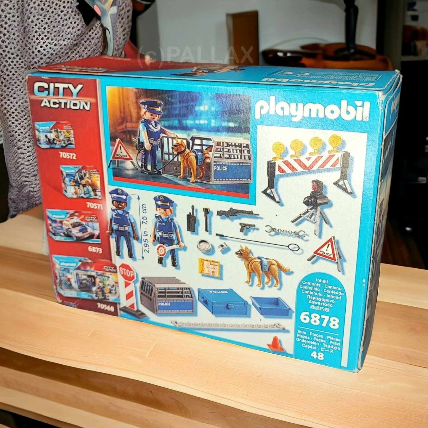PLAYMOBIL 6878 POLIZEI STRASSENSPERRE / 2016
