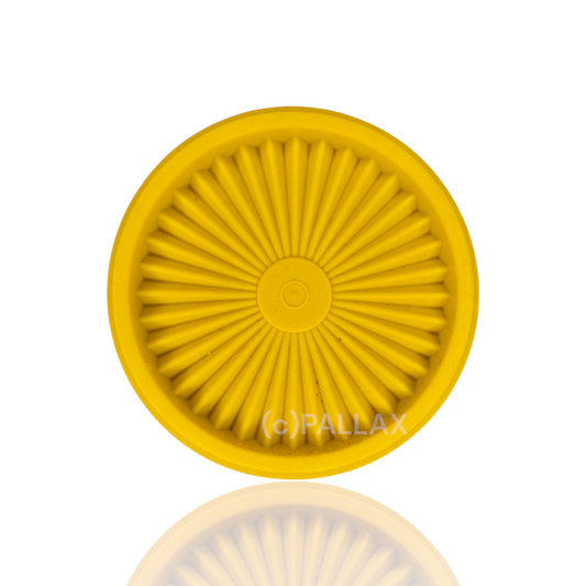 TUPPERWARE ERSATZTEIL SONNEN-DECKEL 13 CM GELB (DUNKEL) FÜR B19 SONNEN-TRIO