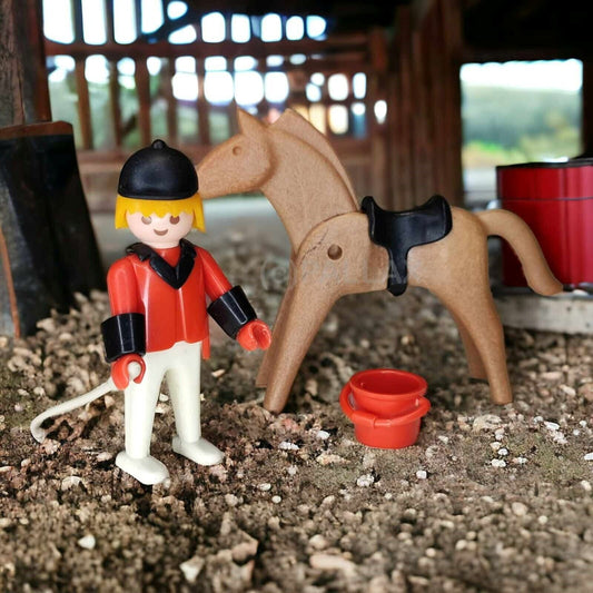 PLAYMOBIL 3326 REITER MIT PFERD KLICKY TURNIERREITER PFERDE / 1976