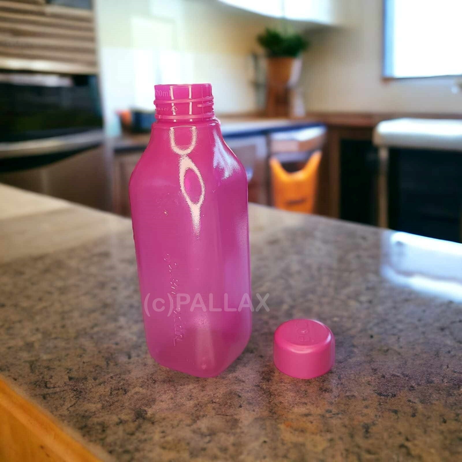 TUPPERWARE ECO EASY QUADER TRINKFLASCHE 500 ML PINK