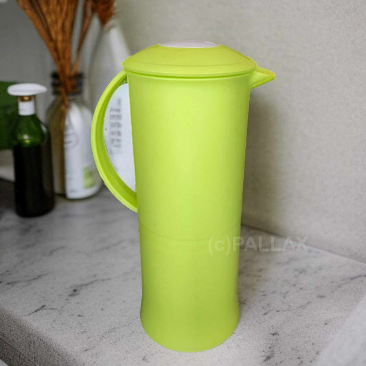 TUPPERWARE C15 THERMOWÄCHTER 1,0 L HELLGRÜN MIT AUF- & ZU-ANZEIGE THERMOSKANNE