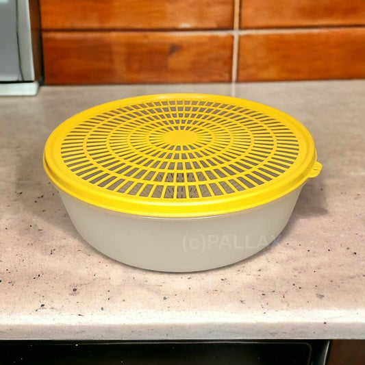 TUPPERWARE VINTAGE MULTI-SIEB 3,0 L GELB NUDELSIEB WASCH-SIEB