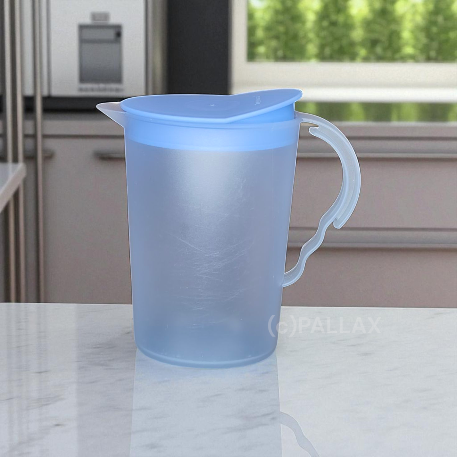 TUPPERWARE JUNGE WELLE MILCHKÄNNCHEN 300 ML HELLBLAU SONDERMODELL