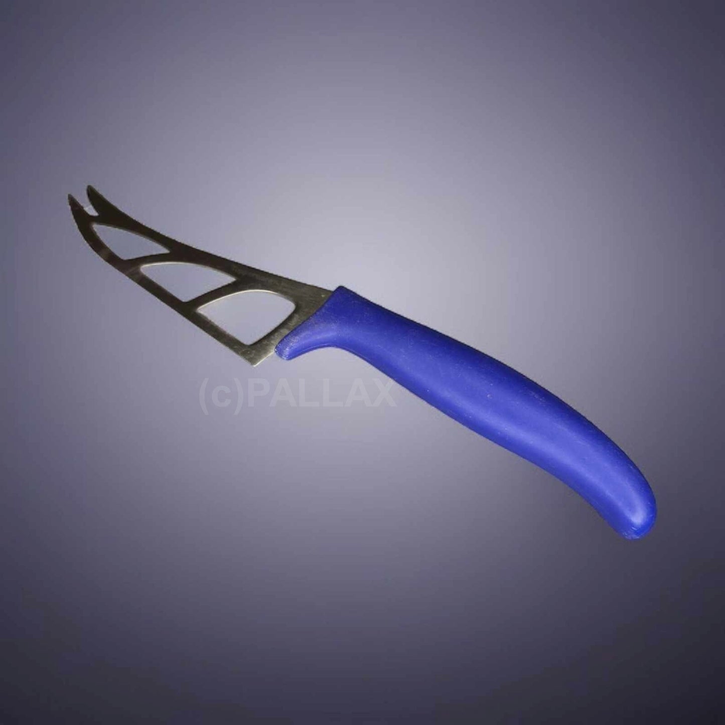 TUPPERWARE D91 ERGONOMIC KÄSEMESSER BLAU EDELSTAHL