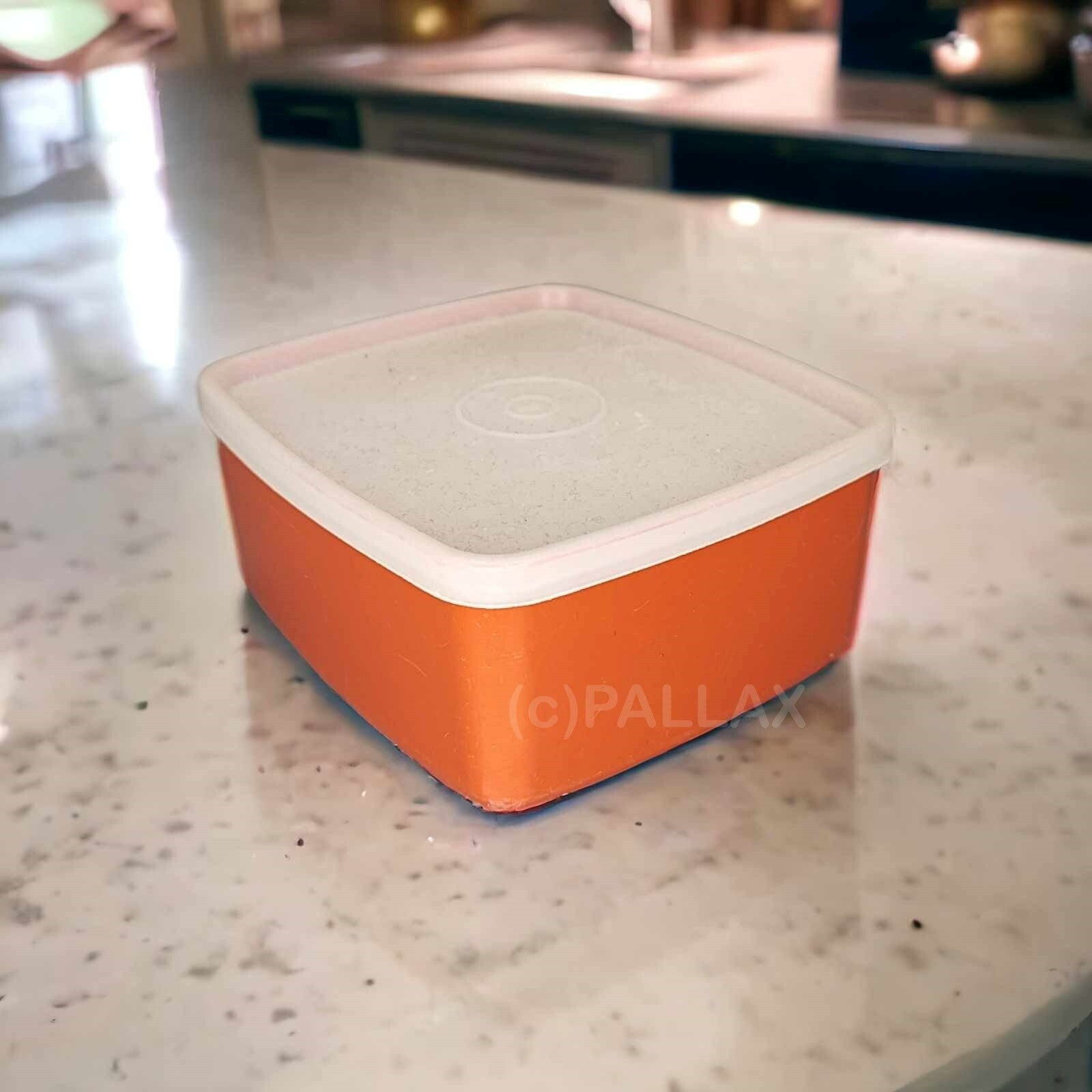 TUPPERWARE G01 GEFRIERBEHÄLTER 400 ML VINTAGE ORANGE