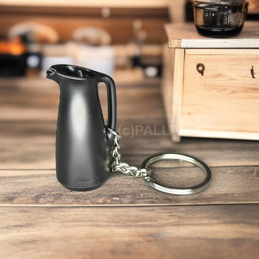 TUPPERWARE SCHLÜSSELANHÄNGER THERMO-TUP KANNE THERMOSKANNE SCHWARZ