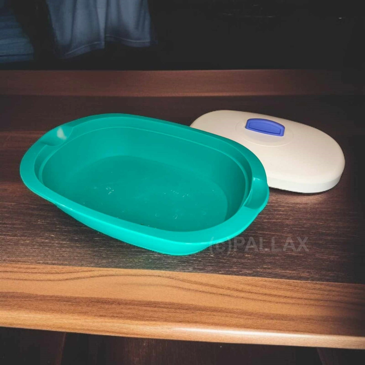 TUPPERWARE THERMO-TERRINE 1,7 L GRÜN WEISS SONDERMODELL