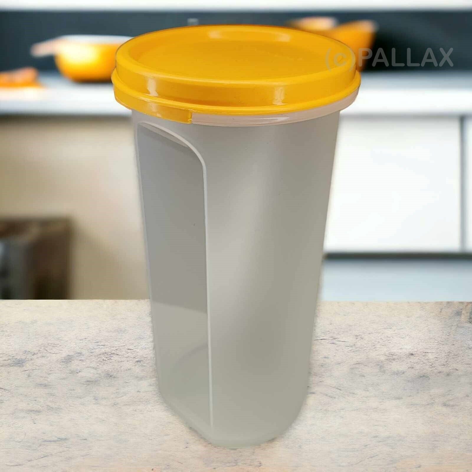 TUPPERWARE A77 EIDGENOSSE RUND 650 ML SONNENGELB VORRATSDOSE