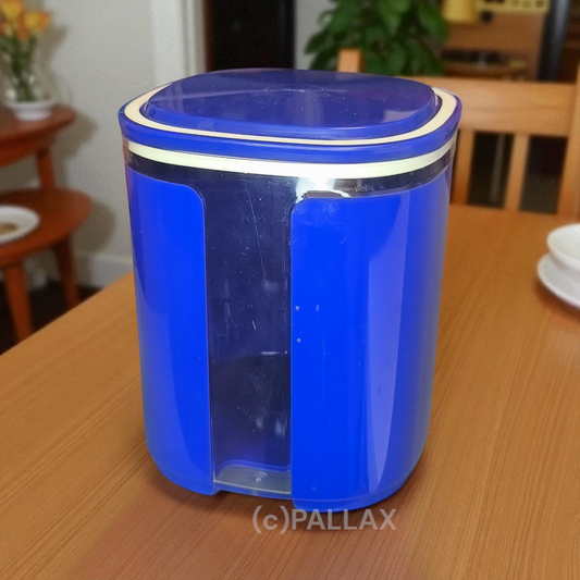 TUPPERWARE A35 SKYLINE 1,5 L BLAU VORRATSBEHÄLTER KAFFEE TEE