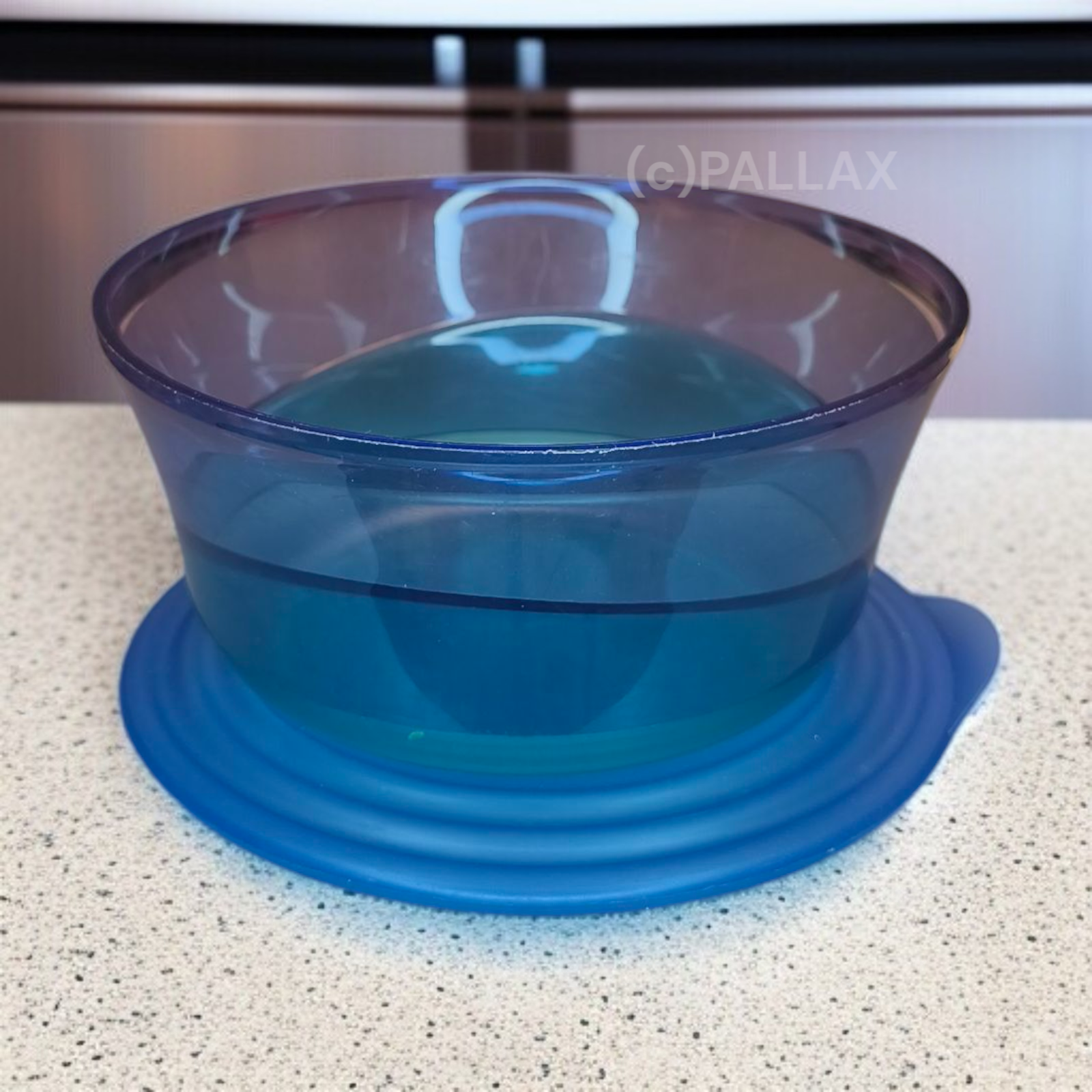TUPPERWARE C122 ELEGANZIA SCHÜSSEL 2,3 L BLAU