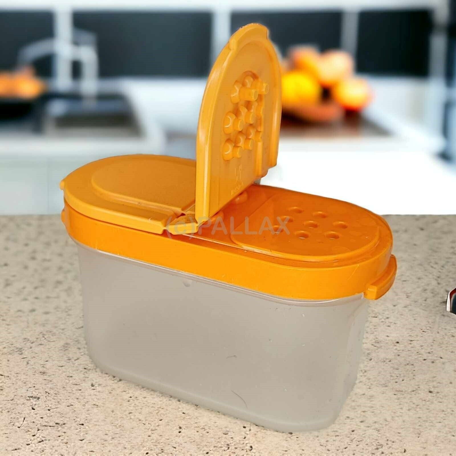 TUPPERWARE A90 GEWÜRZ-ZWERG 120 ML ORANGE GEWÜRZSTREUER SALZ PFEFFER