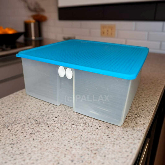 TUPPERWARE PRIMA KLIMA 8,0 L XXL HELLBLAU OBST GEMÜSE KÜHLSCHRANK SONDERMODELL