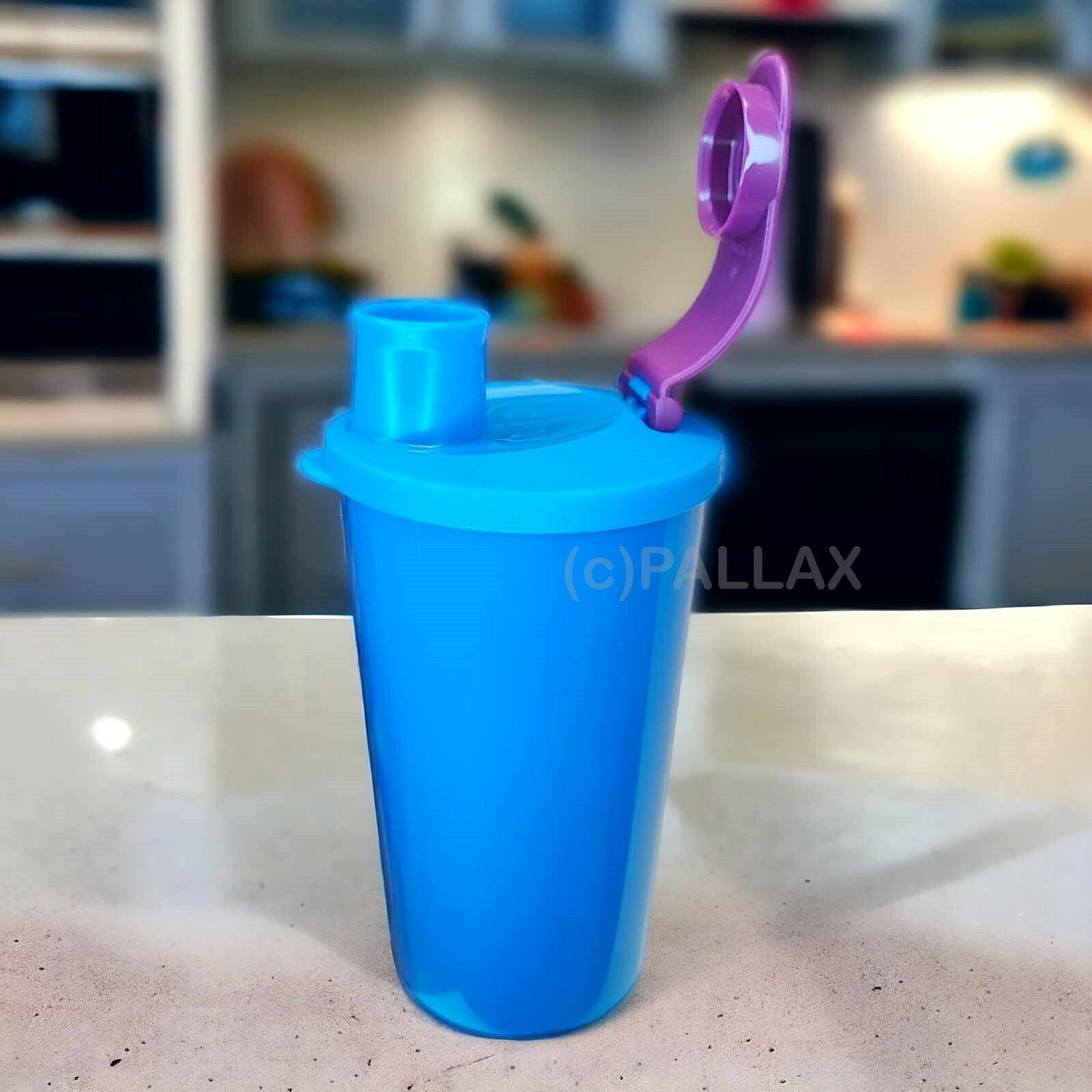 TUPPERWARE C188 TRINKBECHER 330 ML BLAU LILA