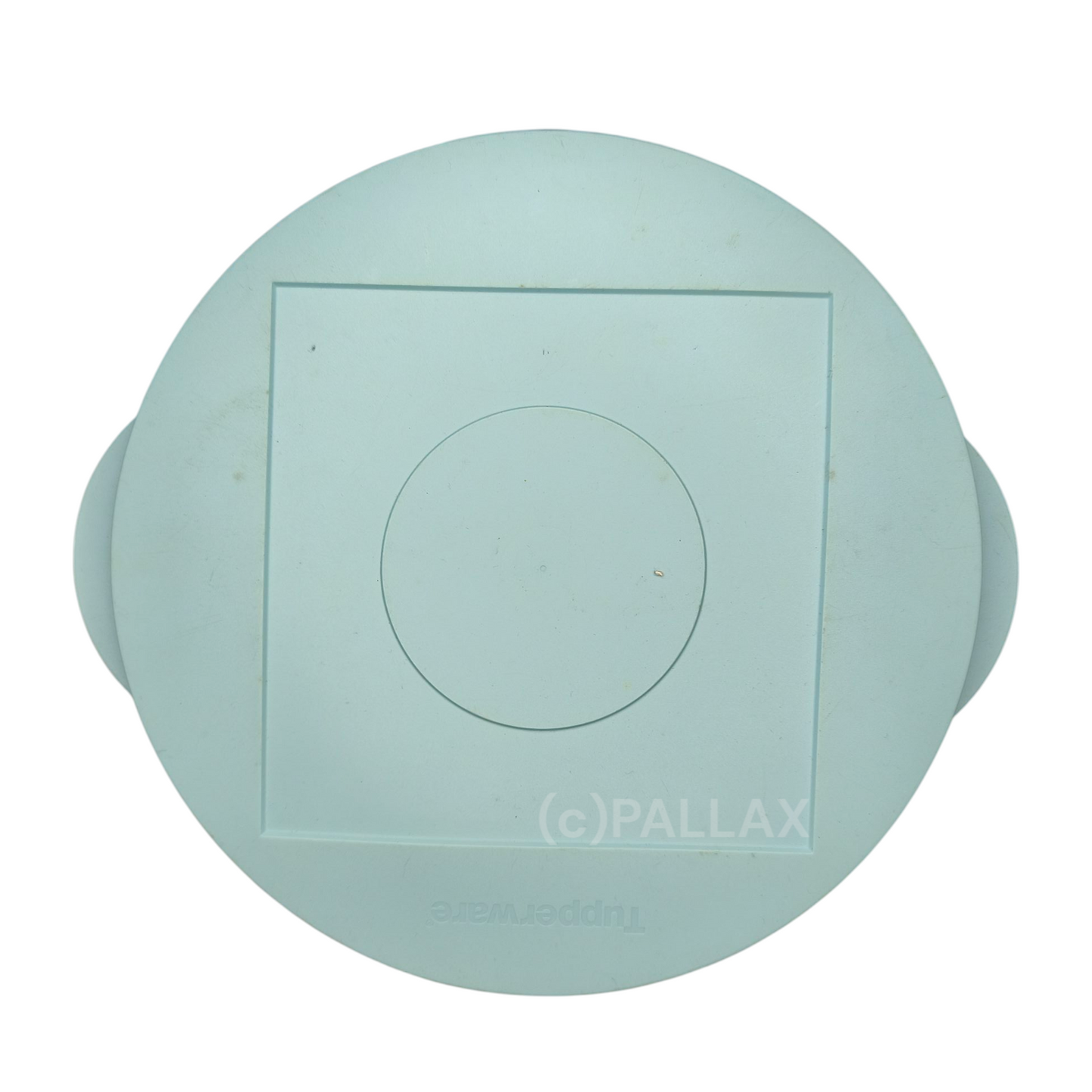 TUPPERWARE ERSATZTEIL MEDITERRANO-DECKEL HELLBLAU 25,3 CM FÜR C142 C143