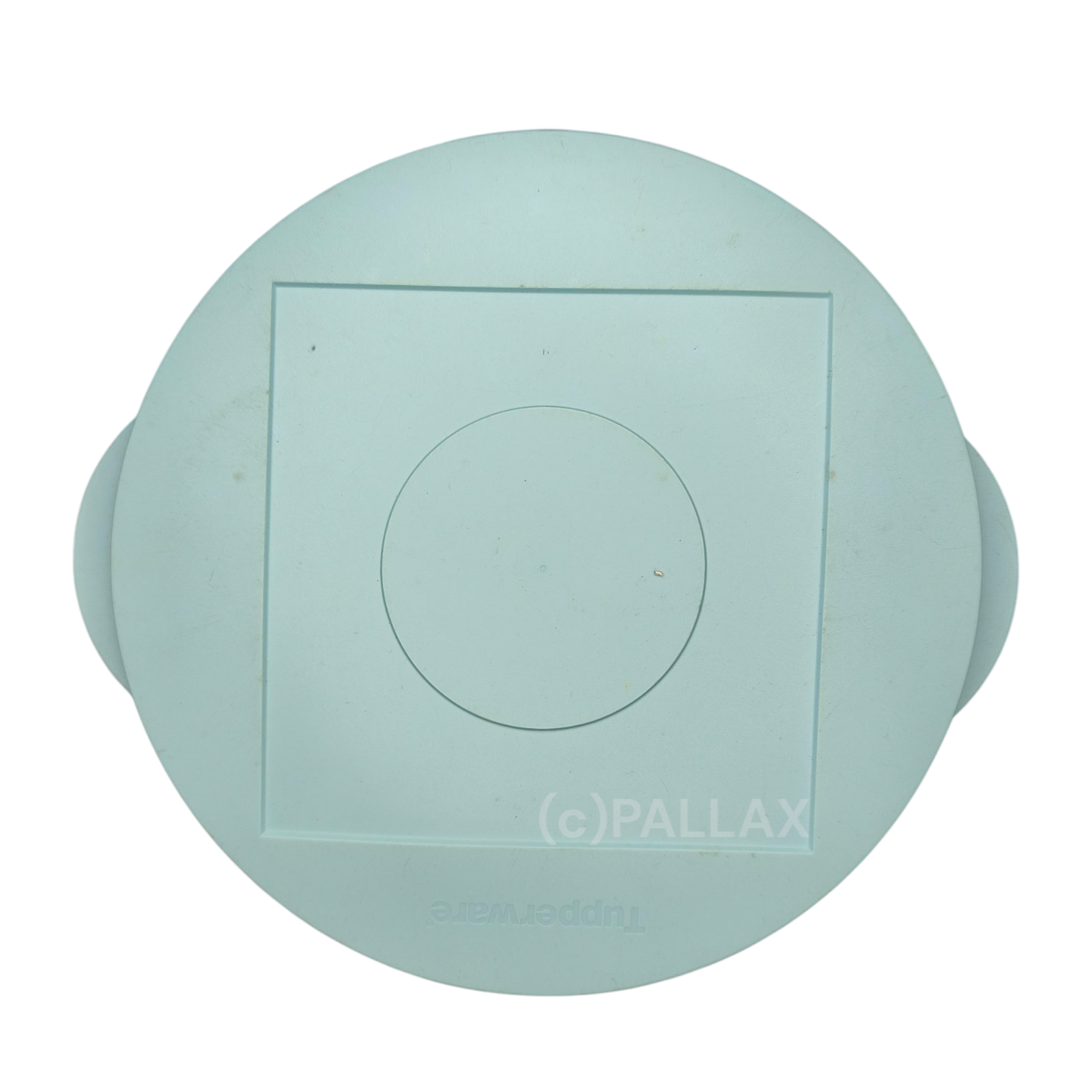TUPPERWARE ERSATZTEIL MEDITERRANO-DECKEL HELLBLAU 25,3 CM FÜR C142 C143