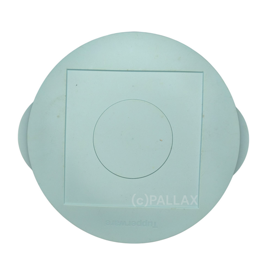 TUPPERWARE ERSATZTEIL MEDITERRANO-DECKEL HELLBLAU 25,3 CM FÜR C142 C143