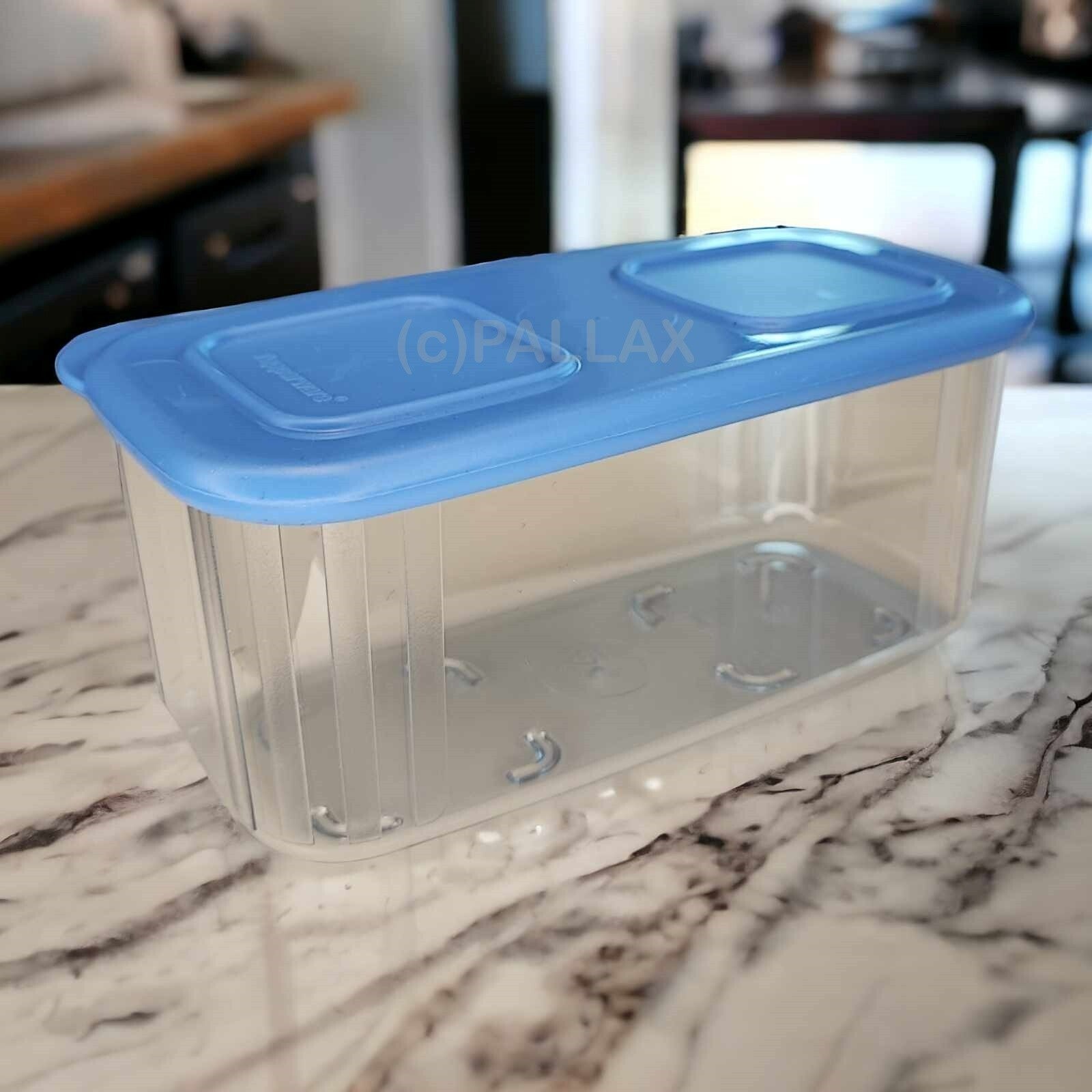 TUPPERWARE CLEAR MATE 460 ML BLAU VORRATSDOSE