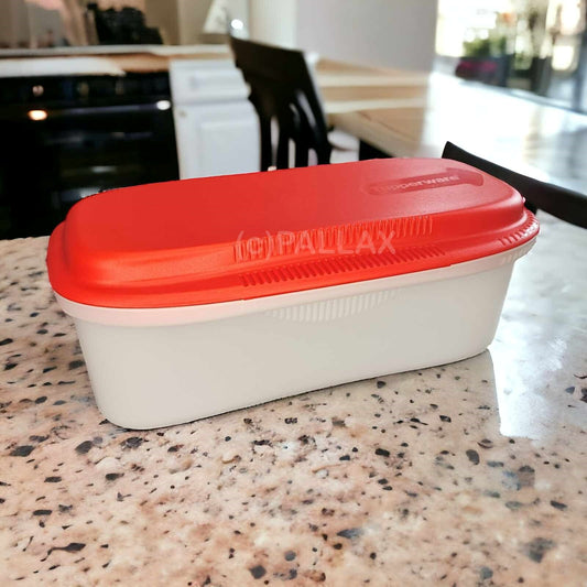 TUPPERWARE I57 PASTA-MEISTER 1,9 L ROT WEISS NUDELN AUS DER MIKROWELLE