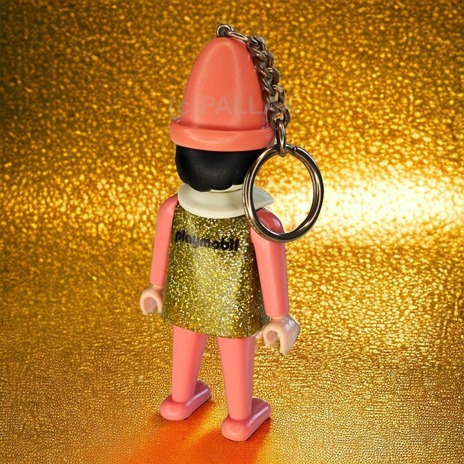 PLAYMOBIL 7629 SCHLÜSSELANHÄNGER PINK CLOWN / 1994