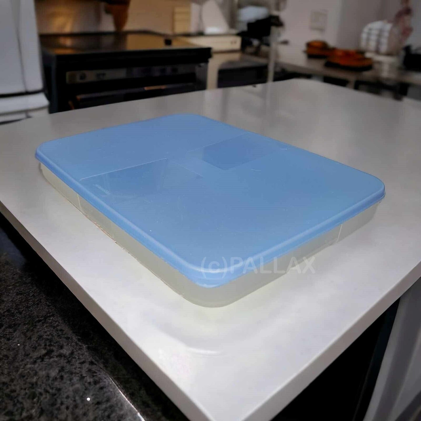 TUPPERWARE A13 KÜHLSCHRANK-SYSTEM BEHÄLTER 1,3 L BLAU VORRATSDOSE