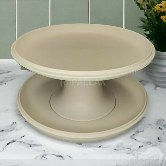 TUPPERWARE C48 NOBLESSE WEISS GROSSER SERVIER-PILZ ETAGERIÈ