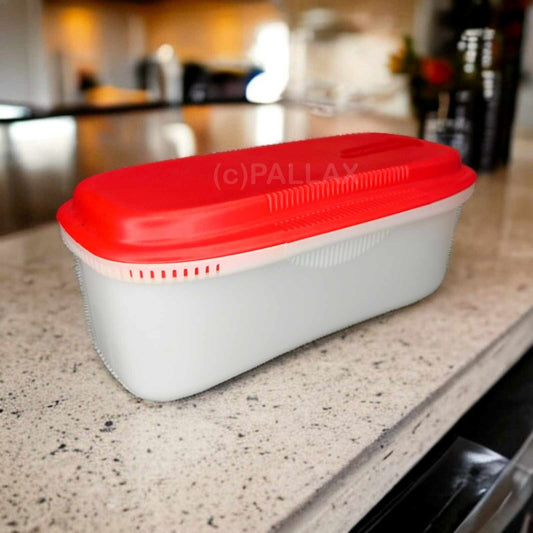 TUPPERWARE I57 PASTA-MEISTER ROT WEISS NUDELN AUS DER MIKROWELLE