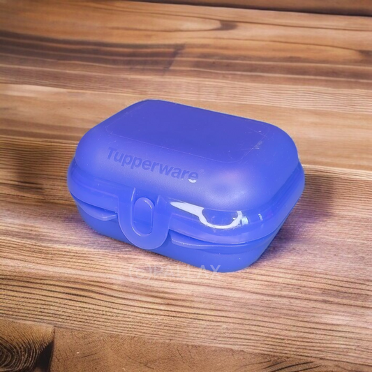 TUPPERWARE A27 MINI-TWIN LILA  BROTDOSE PAUSENBOX