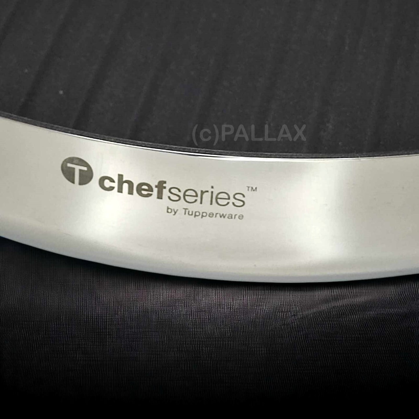 TUPPERWARE CHEF-SERIE GRILLPFANNE Ø 30,5 CM EDELSTAHL SONDERMODELL