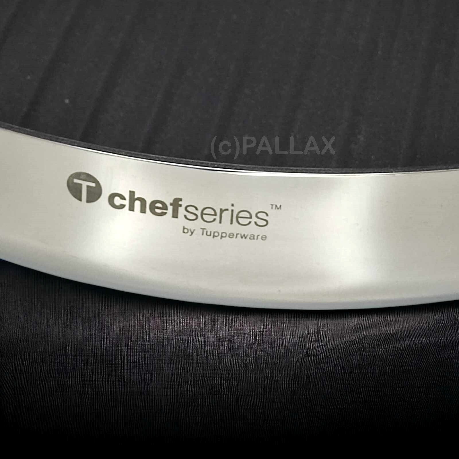 TUPPERWARE CHEF-SERIE GRILLPFANNE Ø 30,5 CM EDELSTAHL SONDERMODELL