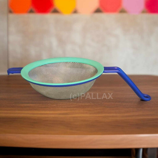 TUPPERWARE D79 KÜCHENSIEB MIT METALL-SIEB MINT BLAU