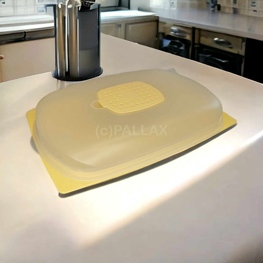 TUPPERWARE A159 SCHEIBEN-KÄSEMAX GELB KÄSEBEHÄLTER KÜHLSCHRANK