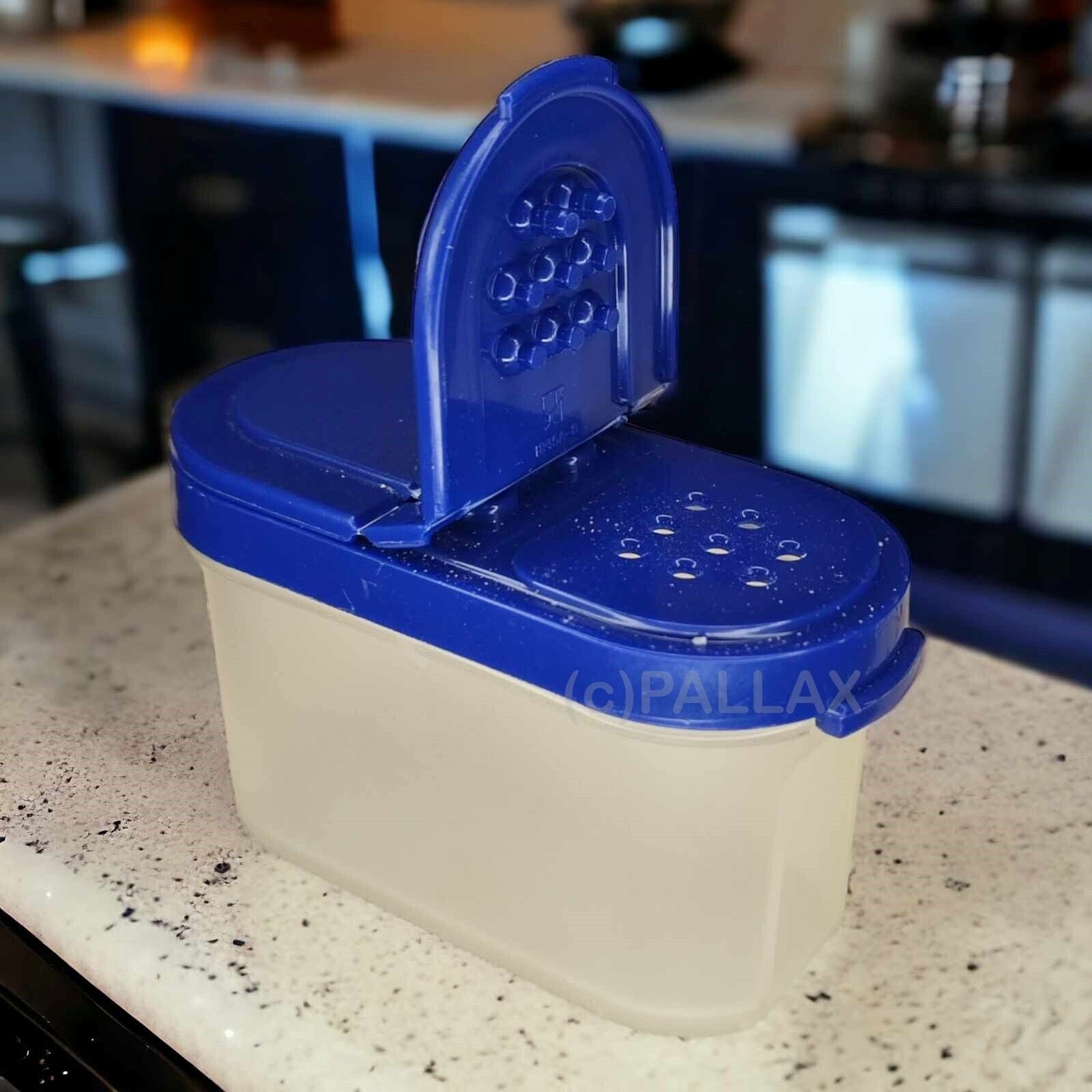 TUPPERWARE A90 GEWÜRZ-ZWERG 120 ML BLAU GEWÜRZSTREUER