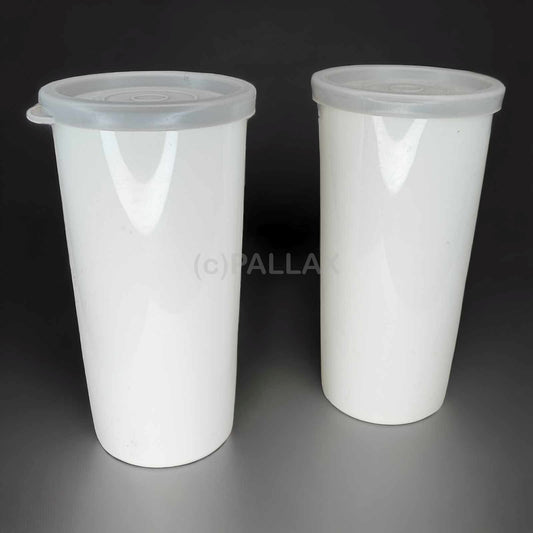 TUPPERWARE C08 BECHER-SATZ 2x 170 ML WEISS GRAU VORRATSDOSE