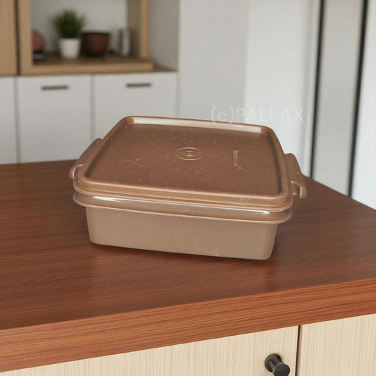TUPPERWARE A49 SNACK-SET BEHÄLTER 900 ML BRAUN