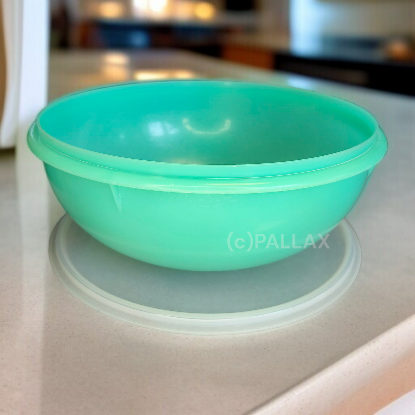 TUPPERWARE B08 SALATSCHÜSSEL 6,0 L VINTAGE PASTELL-GRÜN